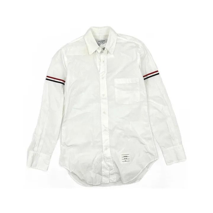Thom Browne Thom Browne Classic Striped Long Sleeve Shirt Size US S / EU 44-46 / 1 - 2 Thumbnail