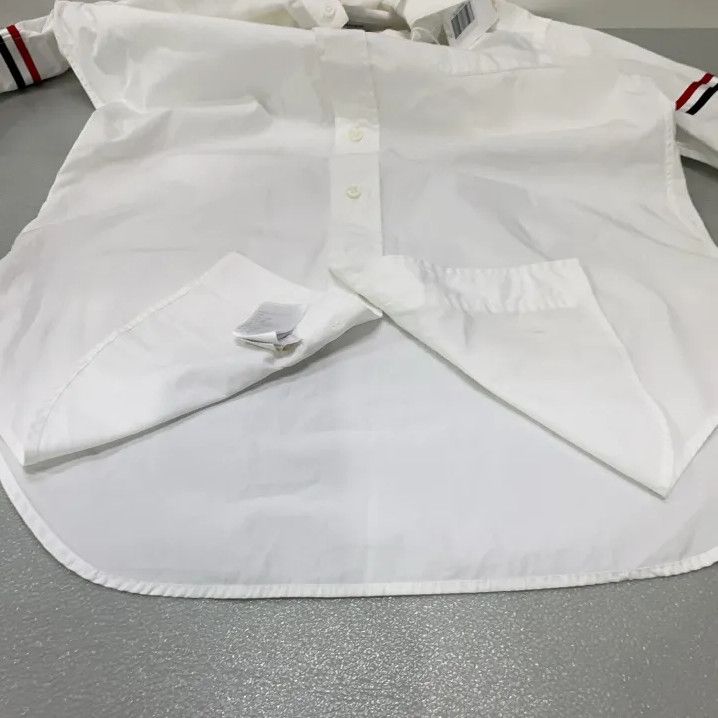 Thom Browne Thom Browne Classic Striped Long Sleeve Shirt Size US S / EU 44-46 / 1 - 12 Thumbnail