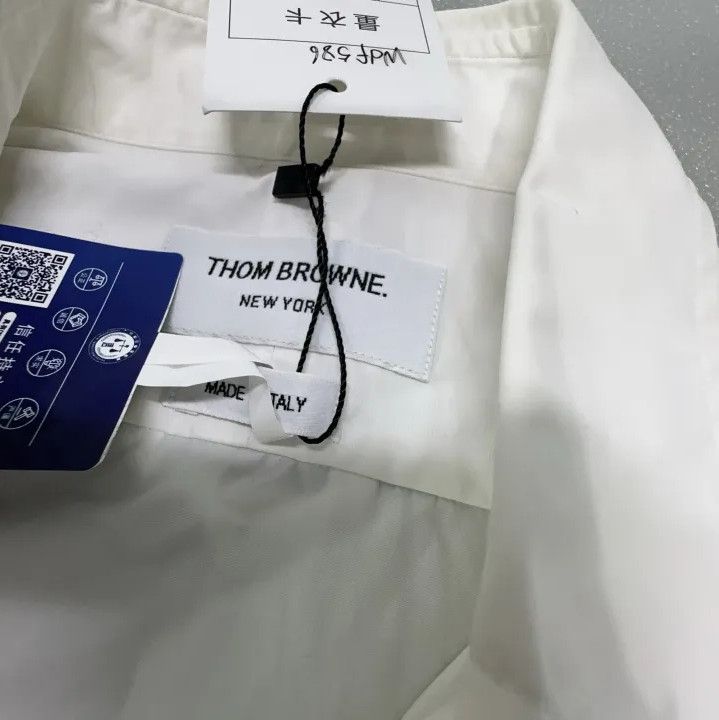 Thom Browne Thom Browne Classic Striped Long Sleeve Shirt Size US S / EU 44-46 / 1 - 4 Thumbnail