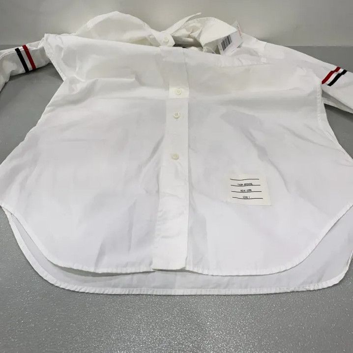 Thom Browne Thom Browne Classic Striped Long Sleeve Shirt Size US S / EU 44-46 / 1 - 11 Thumbnail