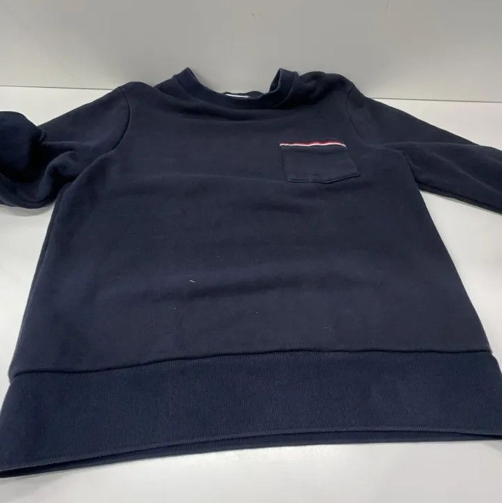 Thom Browne Thom Browne Striped Cotton Pullover Sweatshirt Size US S / EU 44-46 / 1 - 12 Thumbnail