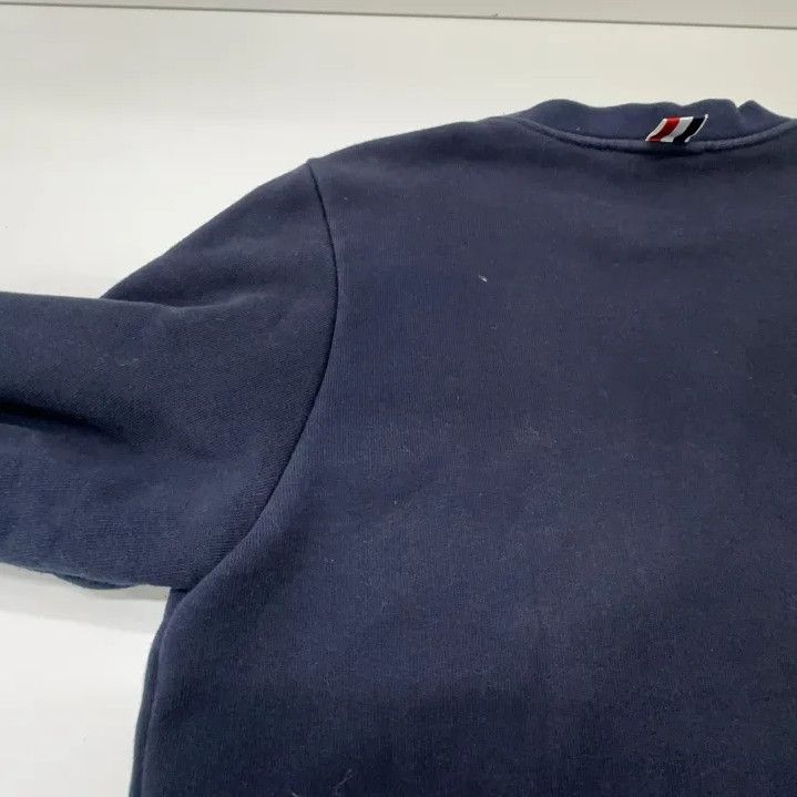 Thom Browne Thom Browne Striped Cotton Pullover Sweatshirt Size US S / EU 44-46 / 1 - 14 Thumbnail