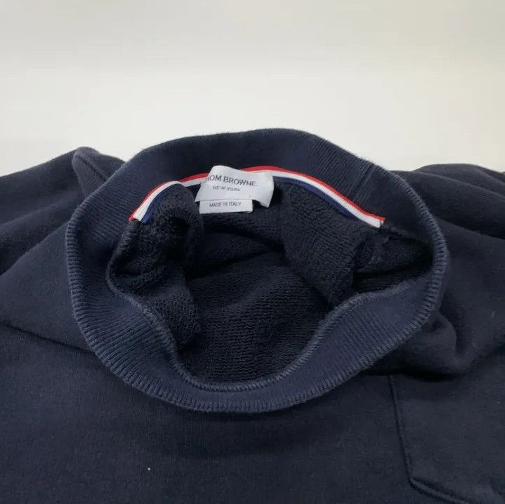 Thom Browne Thom Browne Striped Cotton Pullover Sweatshirt Size US S / EU 44-46 / 1 - 7 Thumbnail