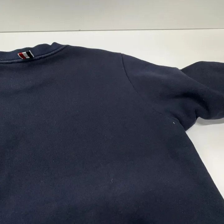 Thom Browne Thom Browne Striped Cotton Pullover Sweatshirt Size US S / EU 44-46 / 1 - 15 Thumbnail