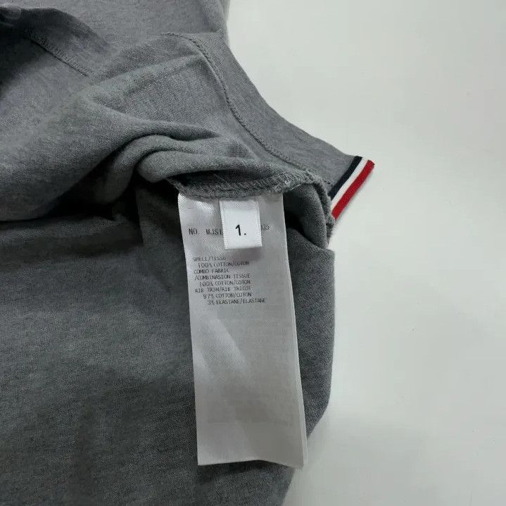 Thom Browne Thom Browne SS22 Grey Striped Short Sleeve T-Shirt Size US S / EU 44-46 / 1 - 5 Thumbnail