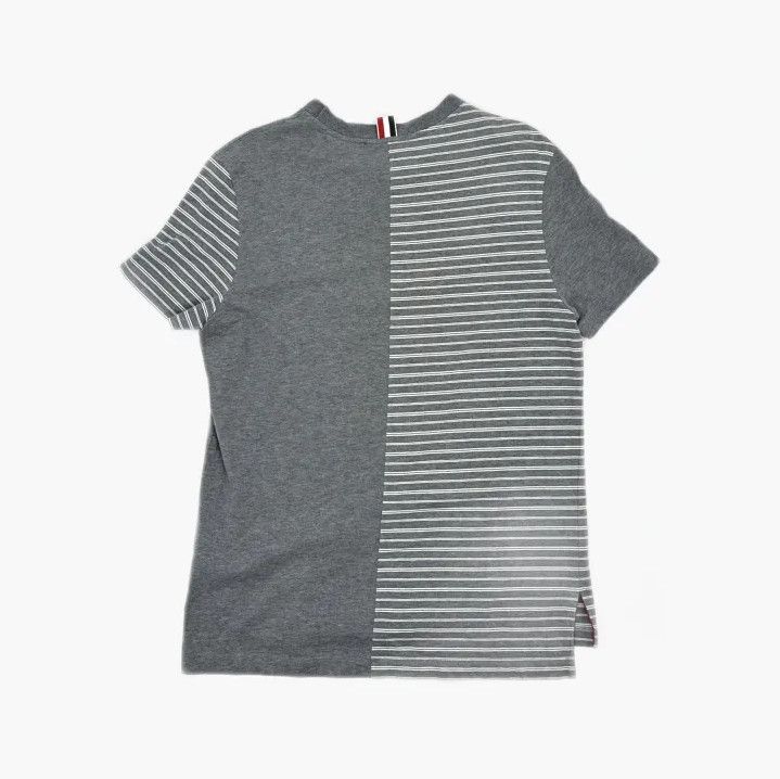 Thom Browne Thom Browne SS22 Grey Striped Short Sleeve T-Shirt Size US S / EU 44-46 / 1 - 3 Thumbnail