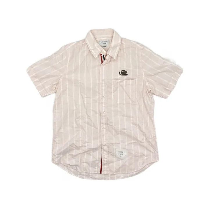Thom Browne Thom Browne Casual Button-Up Short Sleeve Shirt Size US M / EU 48-50 / 2 - 2 Thumbnail