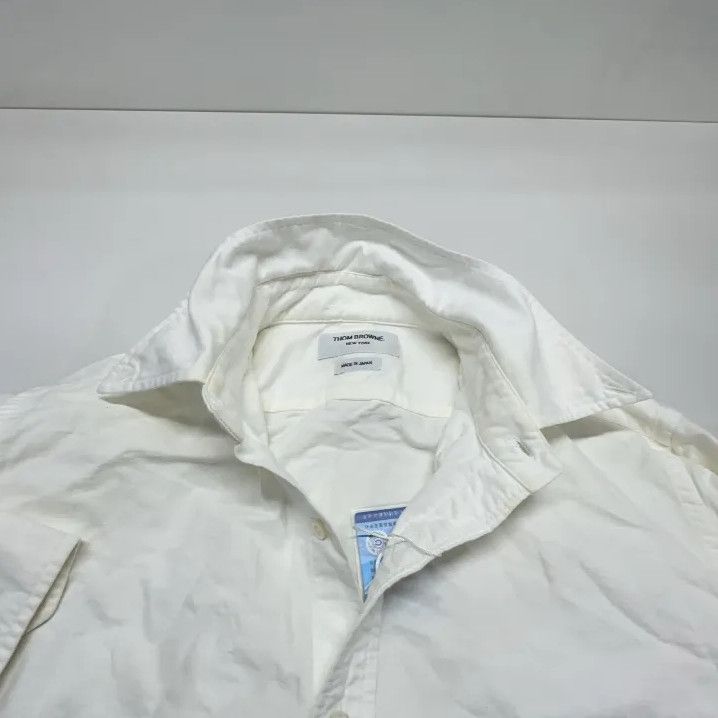 Thom Browne Thom Browne Classic White Long Sleeve Shirt Size US M / EU 48-50 / 2 - 8 Thumbnail