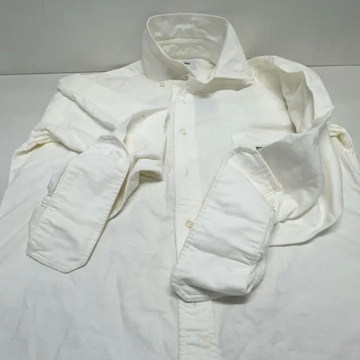 Thom Browne Thom Browne Classic White Long Sleeve Shirt Size US M / EU 48-50 / 2 - 13 Thumbnail