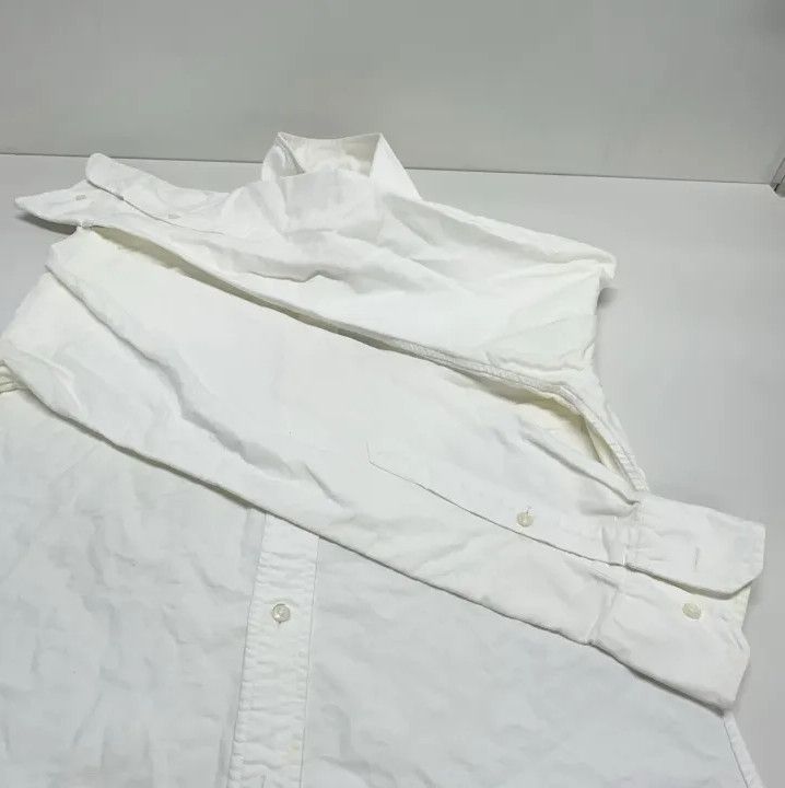 Thom Browne Thom Browne Classic White Long Sleeve Shirt Size US M / EU 48-50 / 2 - 12 Thumbnail