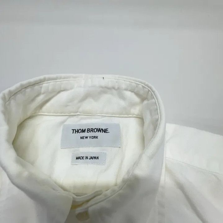 Thom Browne Thom Browne Classic White Long Sleeve Shirt Size US M / EU 48-50 / 2 - 4 Thumbnail