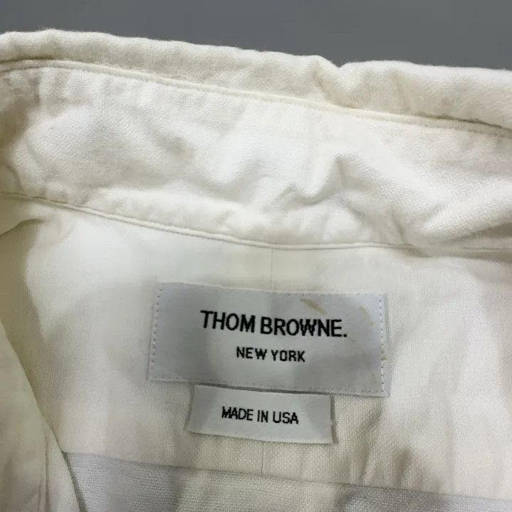 Thom Browne Thom Browne White Whale Embroidery Shirt Size US M / EU 48-50 / 2 - 4 Thumbnail