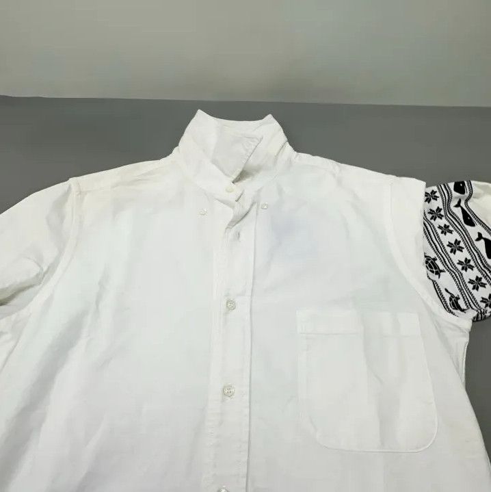 Thom Browne Thom Browne White Whale Embroidery Shirt Size US M / EU 48-50 / 2 - 9 Thumbnail