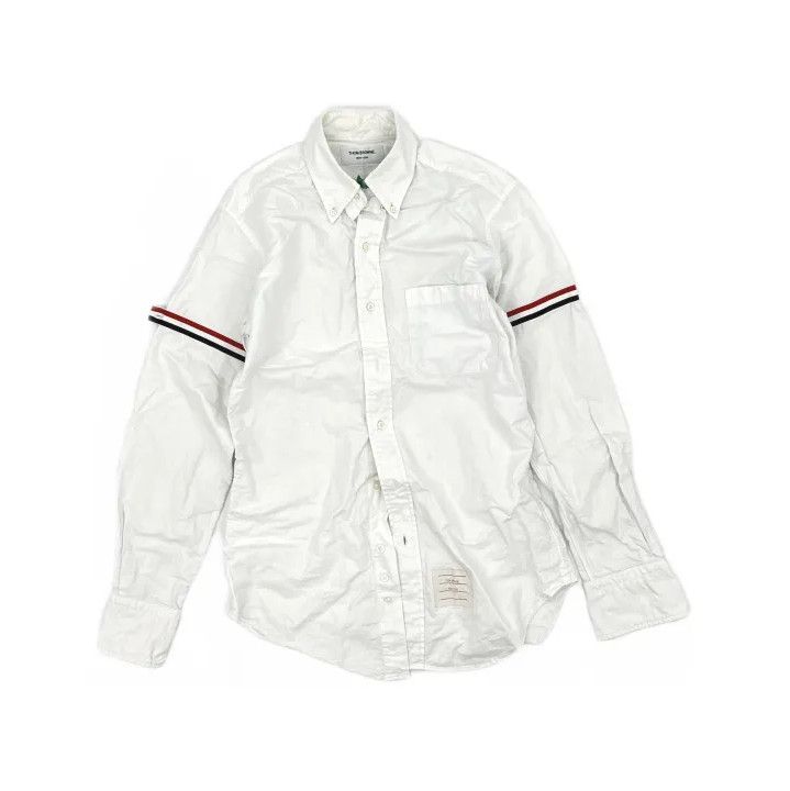 Thom Browne Thom Browne Classic Striped Long Sleeve Shirt Size US XS / EU 42 / 0 - 2 Thumbnail