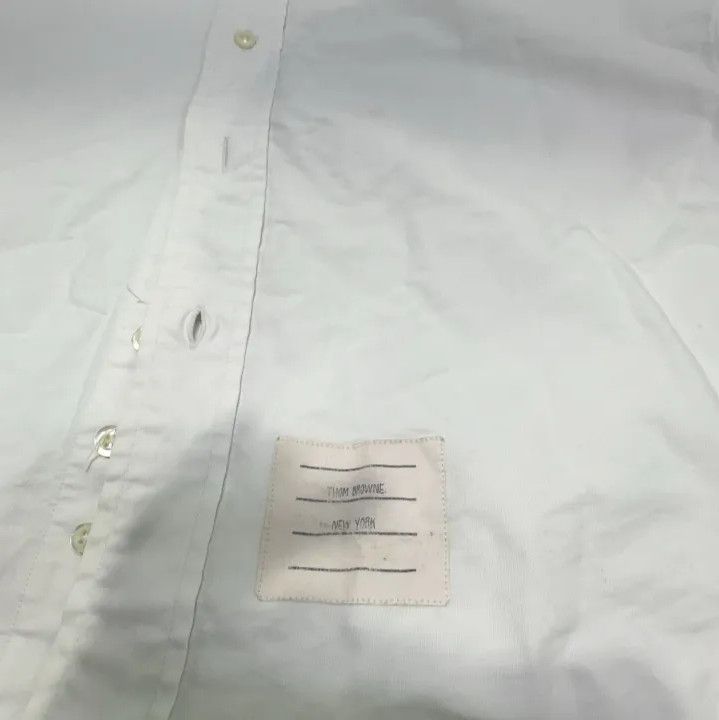 Thom Browne Thom Browne Classic Striped Long Sleeve Shirt Size US XS / EU 42 / 0 - 11 Thumbnail