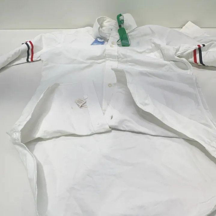 Thom Browne Thom Browne Classic Striped Long Sleeve Shirt Size US XS / EU 42 / 0 - 12 Thumbnail