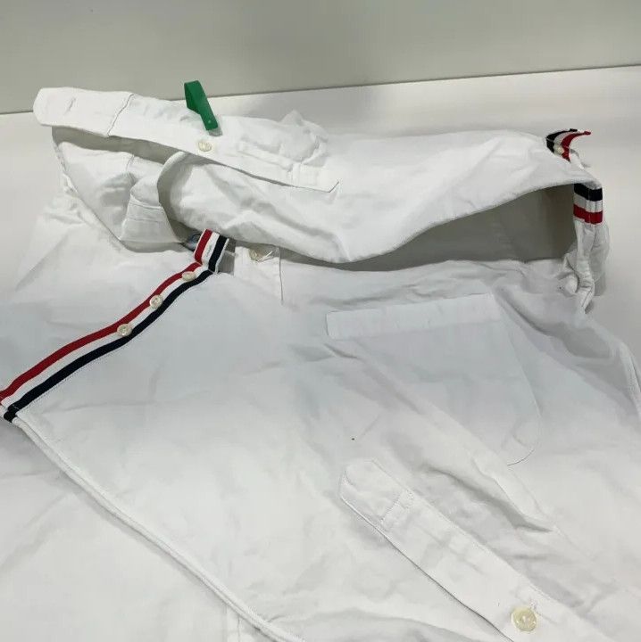 Thom Browne Thom Browne Classic Striped Long Sleeve Shirt Size US XS / EU 42 / 0 - 14 Thumbnail