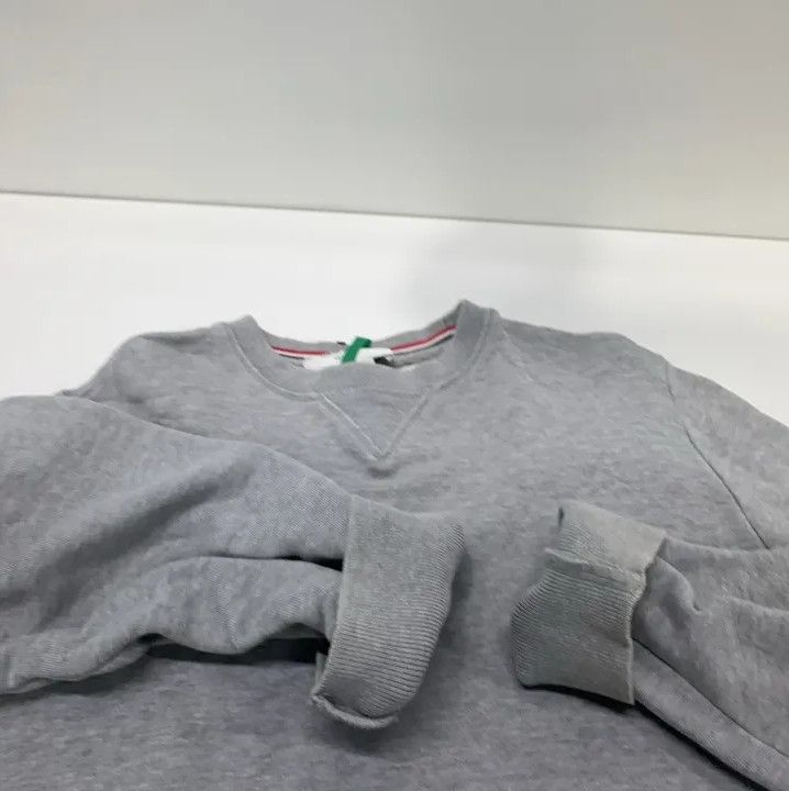 Thom Browne Thom Browne Classic Gray Sweatshirt with Stripe Detail Size US M / EU 48-50 / 2 - 11 Thumbnail