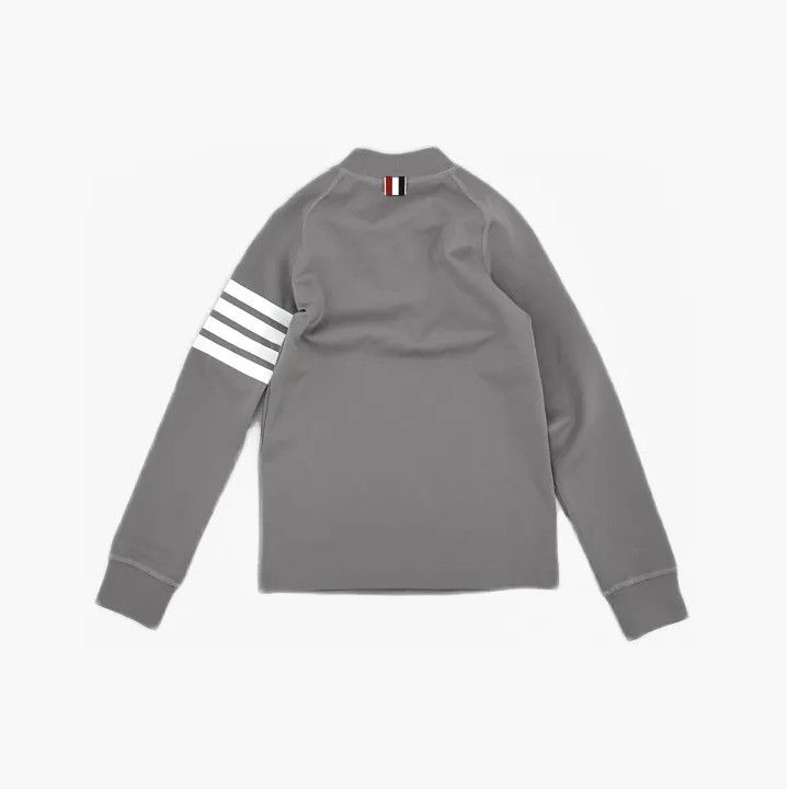 Thom Browne Thom Browne Gray Striped Sweater for Boys Size US M / EU 48-50 / 2 - 3 Thumbnail