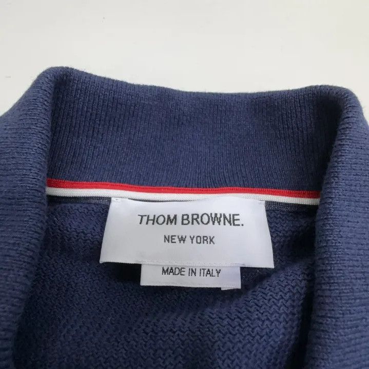 Thom Browne Thom Browne Color-Blocked Stripe Polo Shirt Size US L / EU 52-54 / 3 - 5 Thumbnail