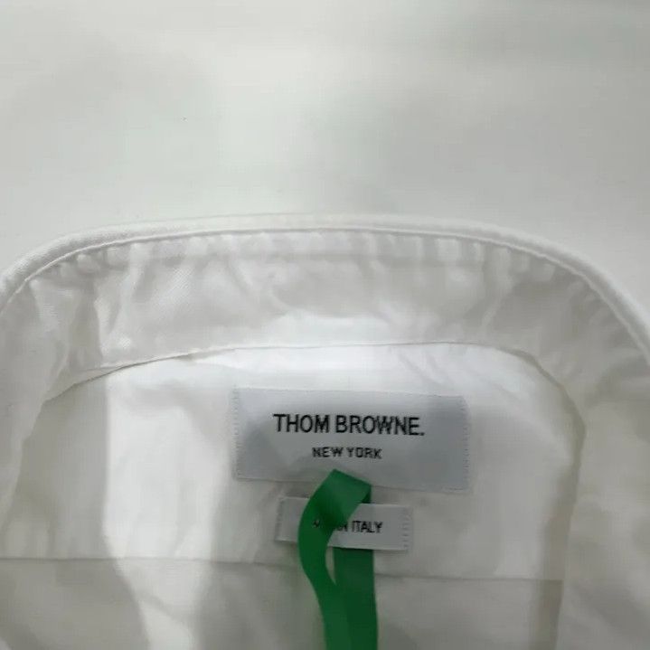 Thom Browne Thom Browne Striped Long Sleeve Shirt for Men Size US S / EU 44-46 / 1 - 5 Thumbnail