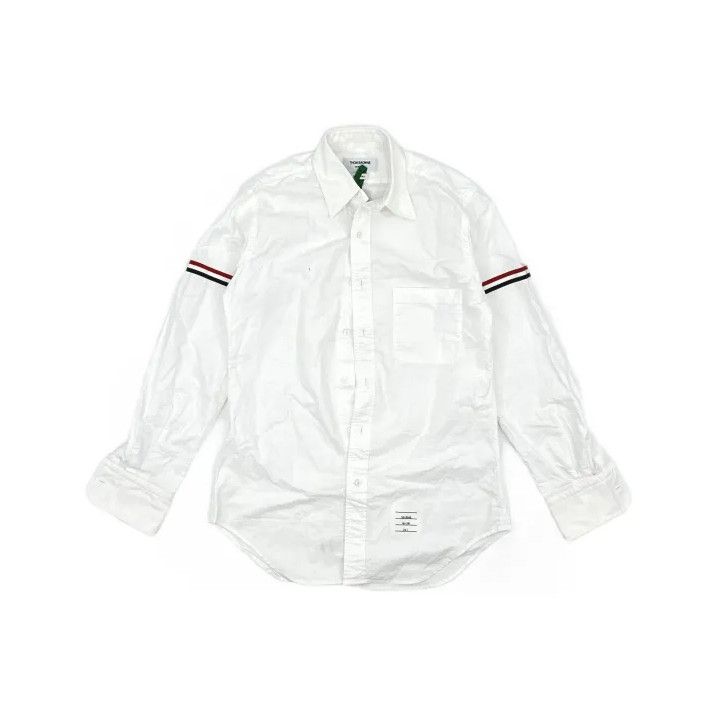 Thom Browne Thom Browne Striped Long Sleeve Shirt for Men Size US S / EU 44-46 / 1 - 2 Thumbnail
