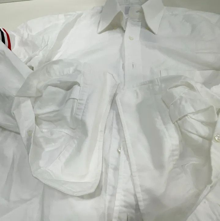 Thom Browne Thom Browne Striped Long Sleeve Shirt for Men Size US S / EU 44-46 / 1 - 8 Thumbnail