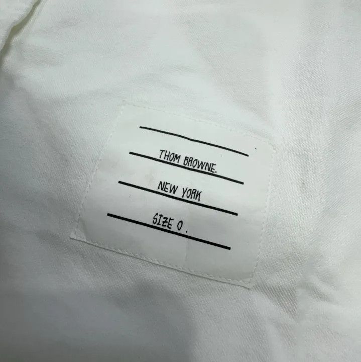 Thom Browne Thom Browne Sleeveless Oxford Shirt for Men Size US S / EU 44-46 / 1 - 4 Thumbnail