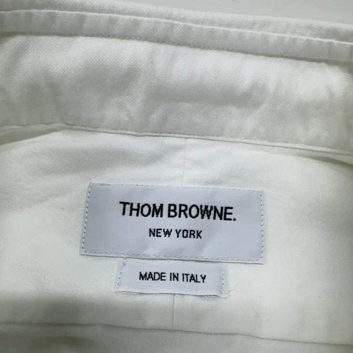 Thom Browne Thom Browne Sleeveless Oxford Shirt for Men Size US S / EU 44-46 / 1 - 5 Thumbnail