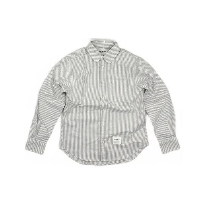 Thom Browne Thom Browne Kids Long Sleeve Striped Shirt Size US L / EU 52-54 / 3 - 2 Thumbnail