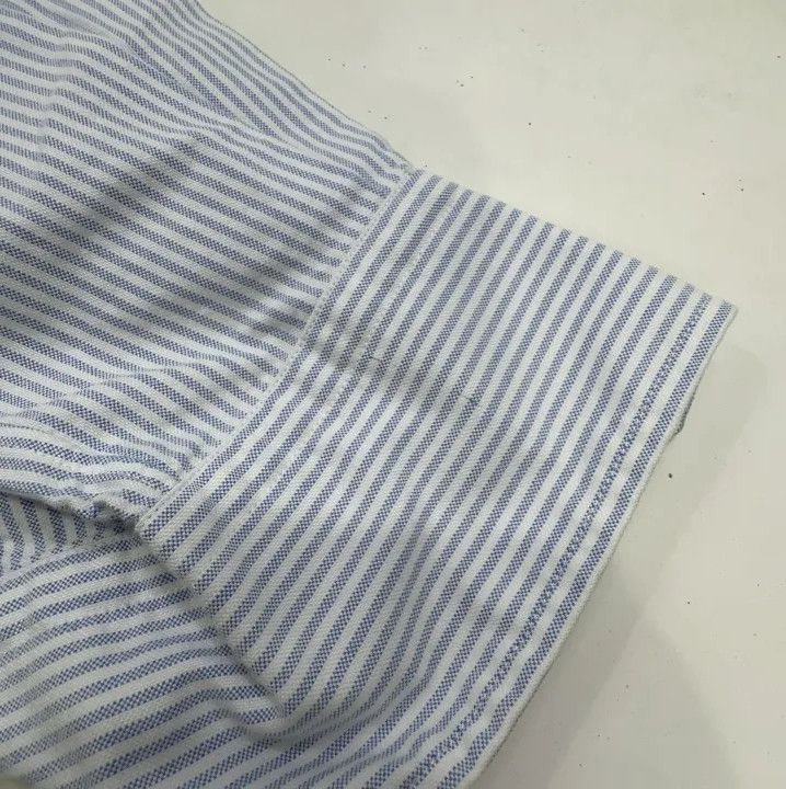 Thom Browne Thom Browne Striped Oxford Long Sleeve Shirt Size US S / EU 44-46 / 1 - 9 Thumbnail