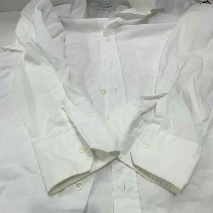 Thom Browne Thom Browne Classic Stripe Long Sleeve Shirt Size US S / EU 44-46 / 1 - 13 Thumbnail
