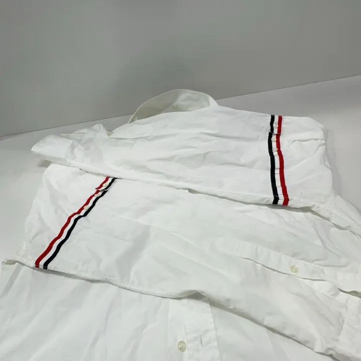 Thom Browne Thom Browne Classic Stripe Long Sleeve Shirt Size US S / EU 44-46 / 1 - 12 Thumbnail