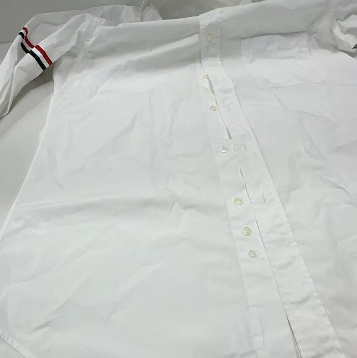 Thom Browne Thom Browne Classic Stripe Long Sleeve Shirt Size US S / EU 44-46 / 1 - 10 Thumbnail