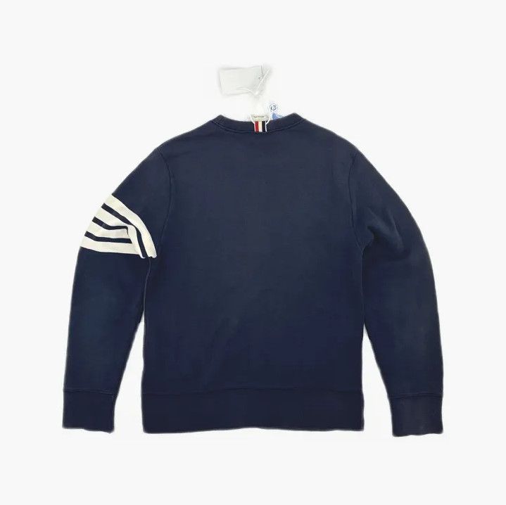 Thom Browne Thom Browne Classic Navy Crewneck Sweatshirt Size US S / EU 44-46 / 1 - 3 Thumbnail