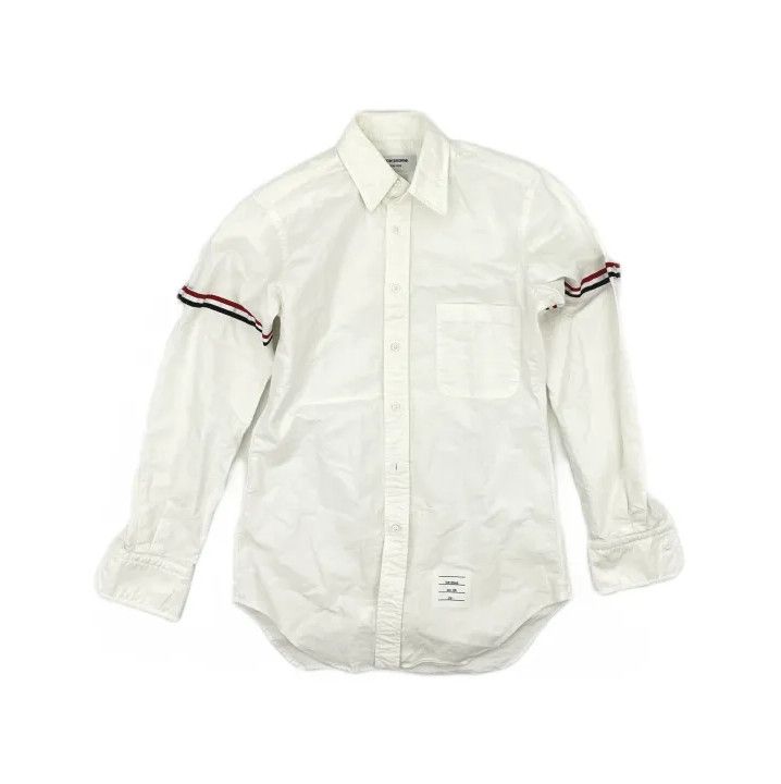 Thom Browne Thom Browne Striped Button-Up Long Sleeve Shirt Size US S / EU 44-46 / 1 - 2 Thumbnail
