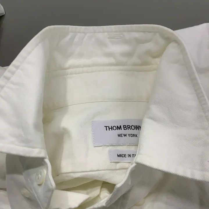 Thom Browne Thom Browne Striped Button-Up Long Sleeve Shirt Size US S / EU 44-46 / 1 - 7 Thumbnail