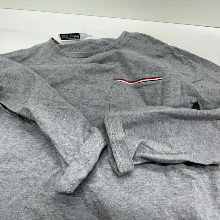 Thom Browne Thom Browne Gray Long Sleeve Hoodie Size US S / EU 44-46 / 1 - 7 Thumbnail
