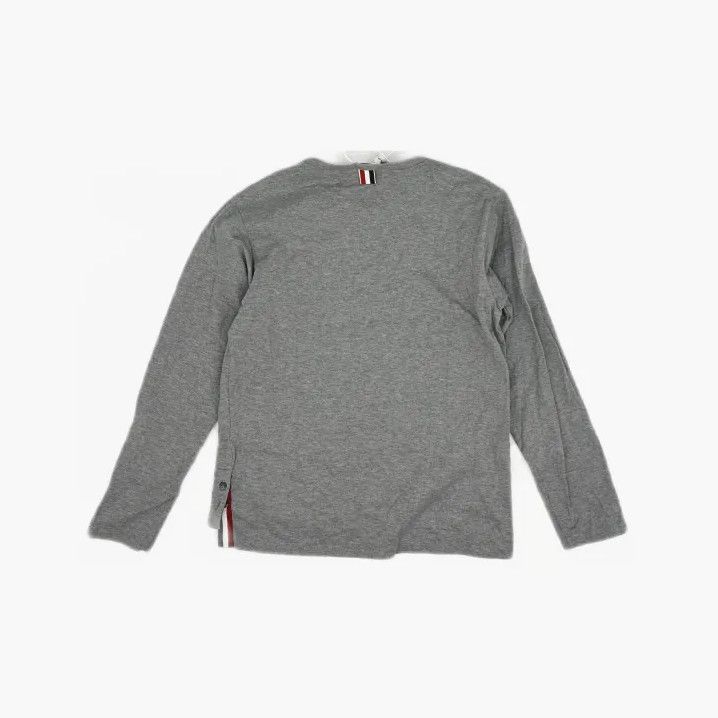 Thom Browne Thom Browne Gray Long Sleeve Hoodie Size US S / EU 44-46 / 1 - 3 Thumbnail