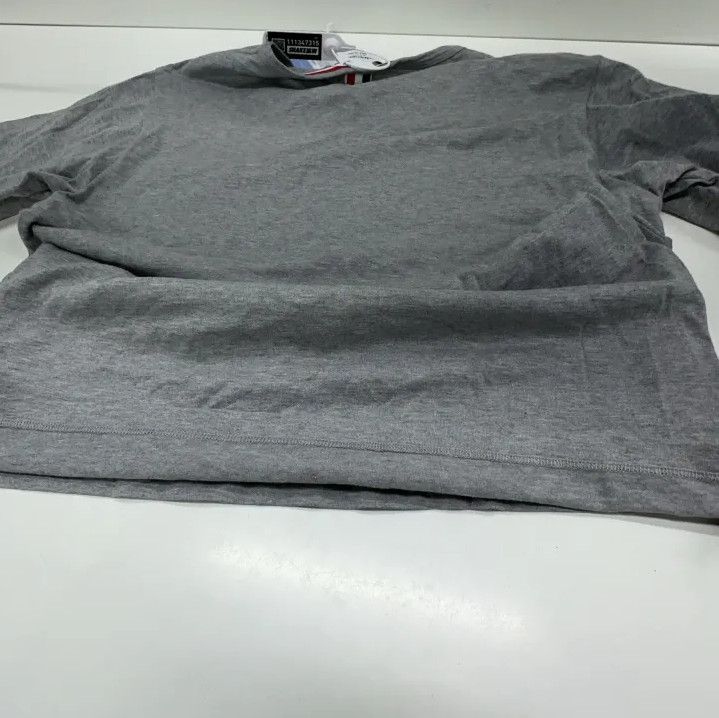 Thom Browne Thom Browne Gray Long Sleeve Hoodie Size US S / EU 44-46 / 1 - 8 Thumbnail