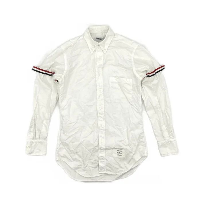 Thom Browne Thom Browne Long Sleeve Button-Up Shirt for Men Size US S / EU 44-46 / 1 - 2 Thumbnail