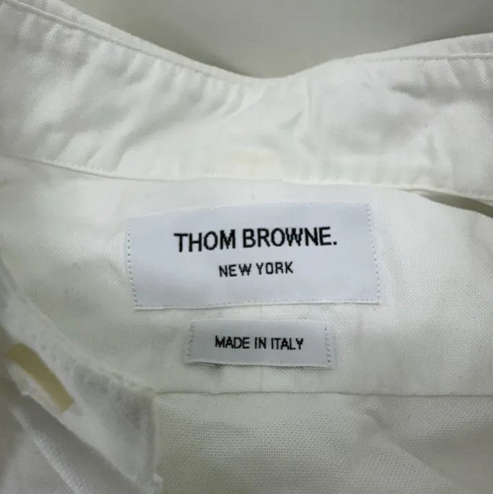 Thom Browne Thom Browne Long Sleeve Button-Up Shirt for Men Size US S / EU 44-46 / 1 - 6 Thumbnail