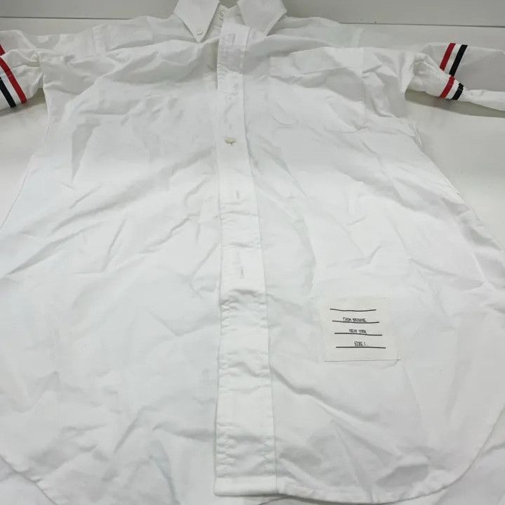 Thom Browne Thom Browne Long Sleeve Button-Up Shirt for Men Size US S / EU 44-46 / 1 - 8 Thumbnail