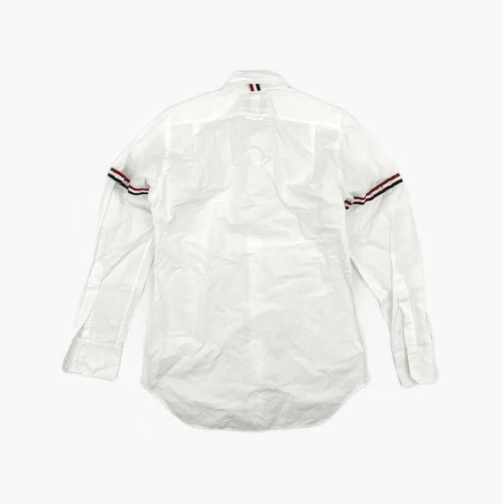 Thom Browne Thom Browne Classic Long Sleeve Striped Shirt Size US M / EU 48-50 / 2 - 3 Thumbnail