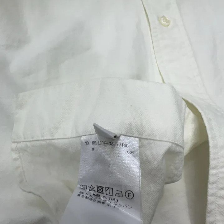 Thom Browne Thom Browne White Striped Long Sleeve Shirt Size US S / EU 44-46 / 1 - 6 Thumbnail
