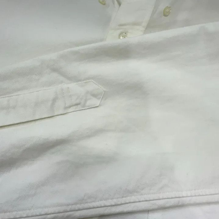 Thom Browne Thom Browne White Striped Long Sleeve Shirt Size US S / EU 44-46 / 1 - 10 Thumbnail