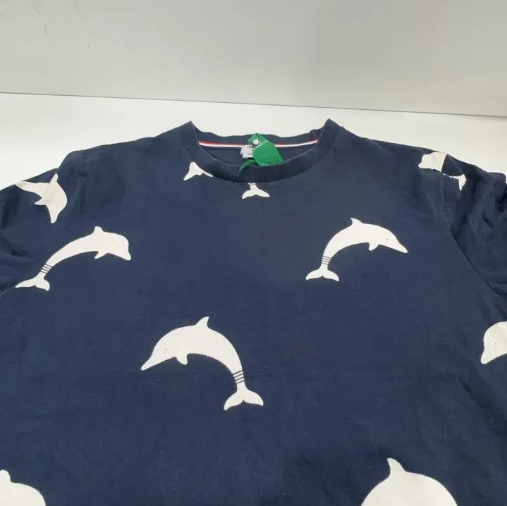 Thom Browne Thom Browne Dolphin Print Short Sleeve Tee Size US M / EU 48-50 / 2 - 9 Thumbnail