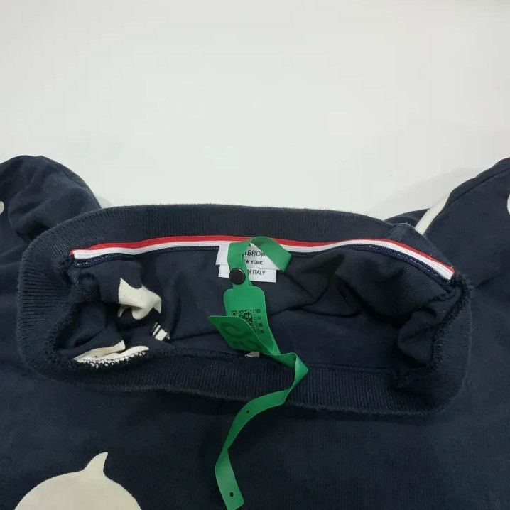 Thom Browne Thom Browne Dolphin Print Short Sleeve Tee Size US M / EU 48-50 / 2 - 7 Thumbnail