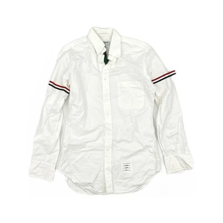 Thom Browne Thom Browne Striped Long Sleeve Button-Up Shirt Size US S / EU 44-46 / 1 - 2 Thumbnail