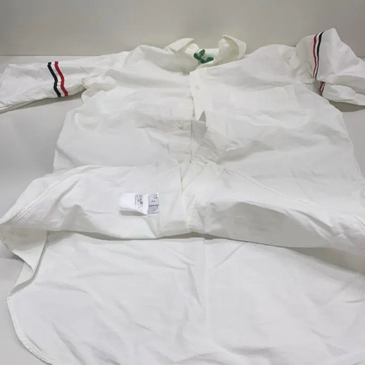 Thom Browne Thom Browne Striped Long Sleeve Button-Up Shirt Size US S / EU 44-46 / 1 - 9 Thumbnail
